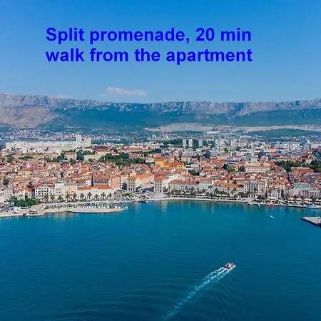 Apartment Adriatic Retreat Meje, 4 Min Walk To The Split
